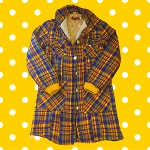 *Blue Plaid Coat*